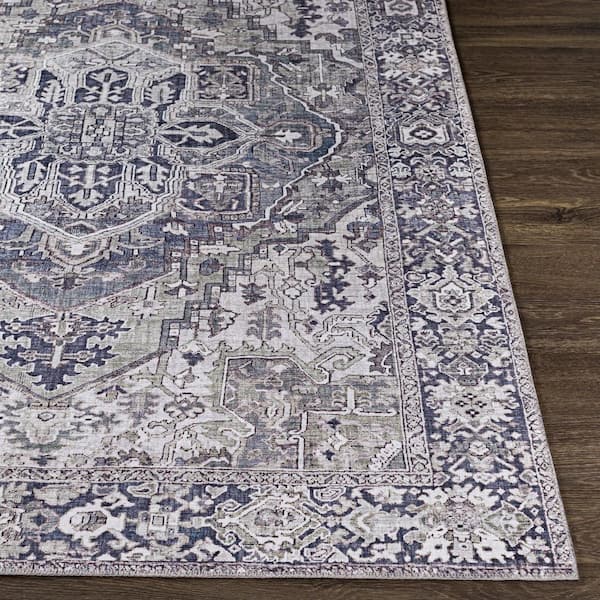 Rhene Charcoal 8 ft. x 10 ft. Indoor Area Rug