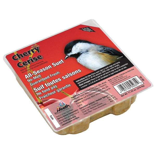 Heath Outdoor Products 11.25 oz. Cherry High Energy Suet Cake (12 Pack)