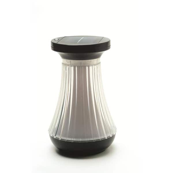 GAMA SONIC 11 in. Black Security Solar Accent Light with Built in Motion Sensor and LED bulbs-DISCONTINUED