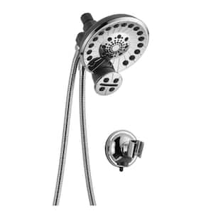 SideKick Two-in-One 5-Spray Dual Showerhead and Handheld Showerhead with Pause in Chrome