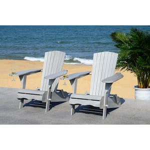 Breetel Grey Wash Wood Adirondack Chair (2-Set)