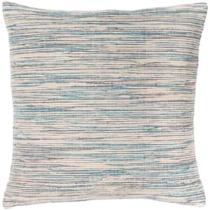 Shashi Beige 18 in. x 18 in. Square Pillow Cover