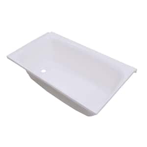 ABS Acrylic Bathtub with Left Drain in White - 24 in. x 40 in.