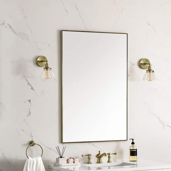James Martin Vanities Rohe 26 in. W x 40 in. H Rectangular Framed