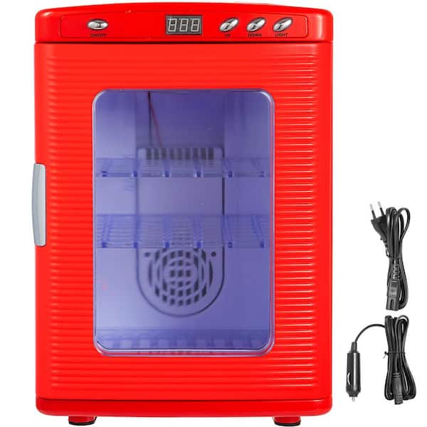 SKYSHALO Reptile Incubator 13 in. x 15 in. x 19 in. LED Digital Display Cooling, Heating Reptile Egg Incubator Red Greenhouse