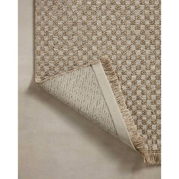 Loloi Dawn 5 ft. 1 in. x 7 ft. 7 in. Natural Checkered Indoor
