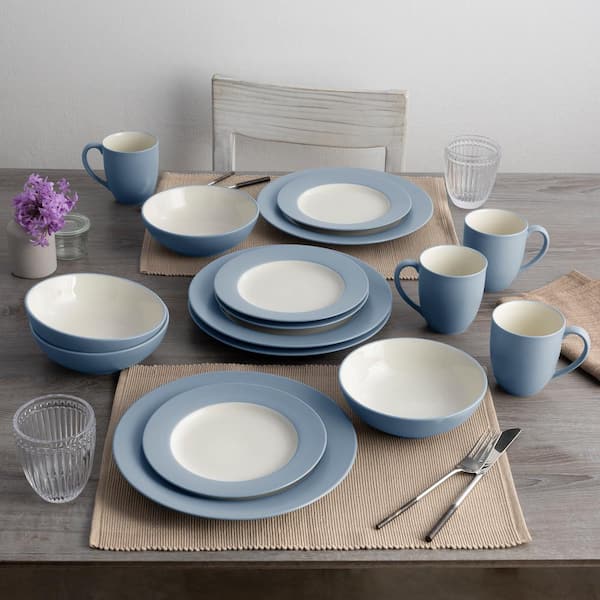 Noritake Colorwave Ice 8.25 in. (Light Blue) Stoneware Rim Salad