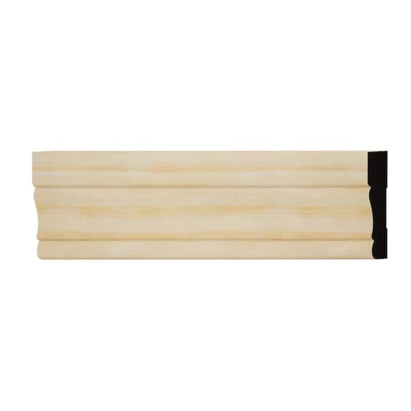 Ekena Millwork WM443 0.63 in. D x 3.25 in. W x 6 in. L Wood (Pine) Casing Sample