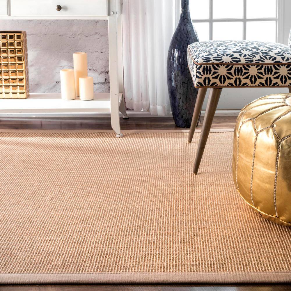 Handmade Beige Wool Flat Woven Accent Rug 3'x5'
