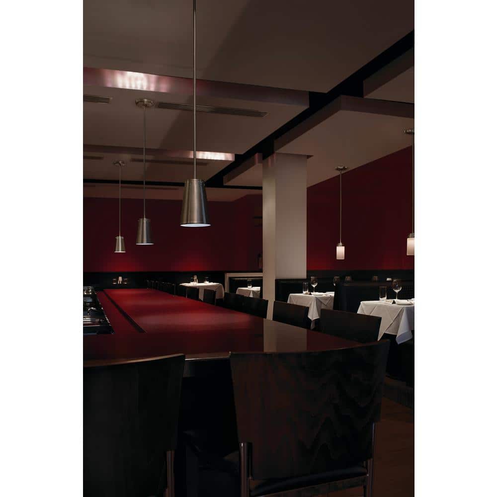 Brushed Nickel 6" LED Mini Pendant Light