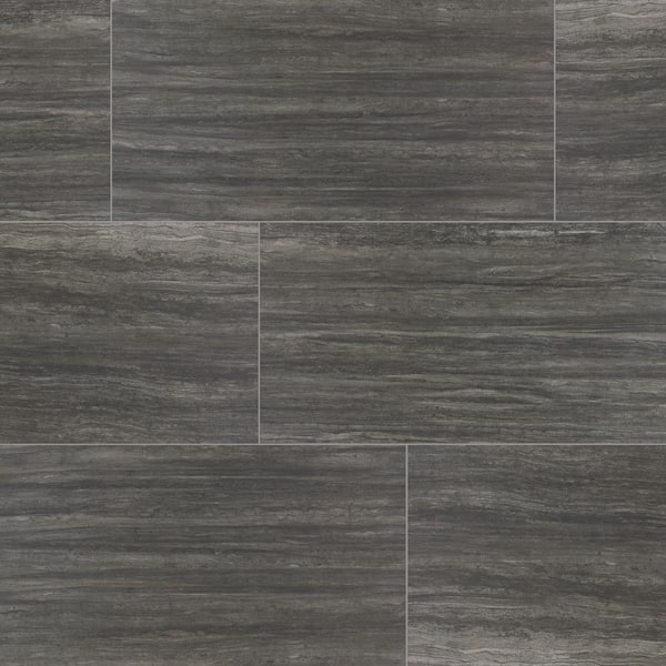 Daltile Articulo Headline Grey 18 in. x 36 in. Glazed Porcelain Floor Tile (13.59 sq. ft./case)
