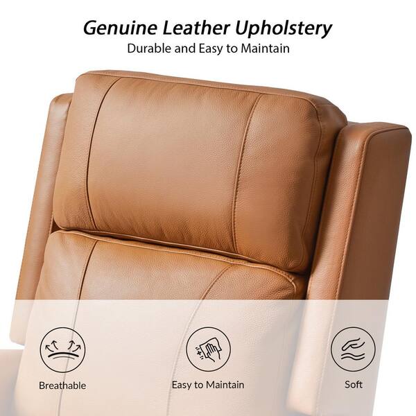 JAYDEN CREATION Javier Camel 29.25 in. W Mid-century Modern