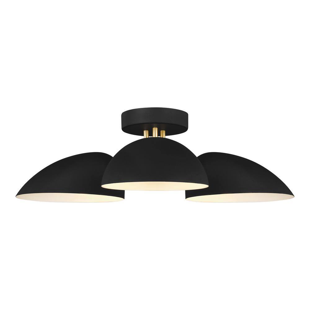 ed ellen degeneres jane 3 light flush mount