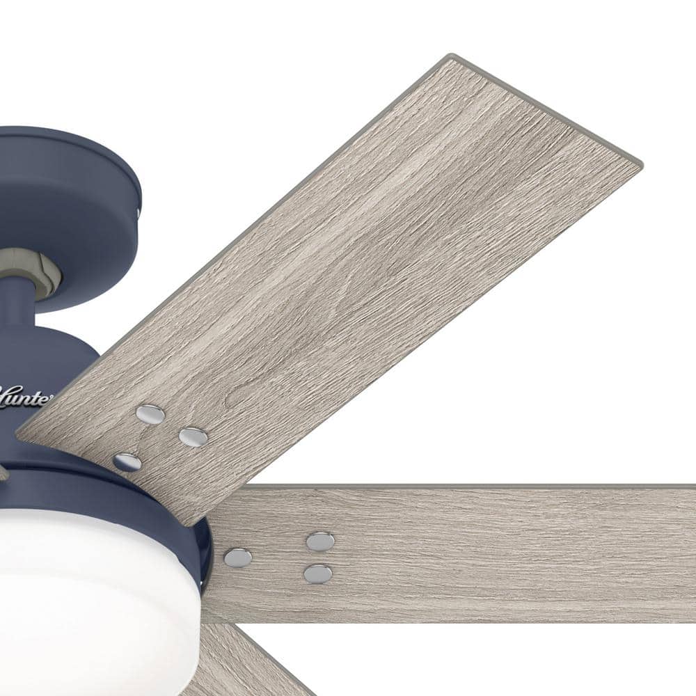 Indigo Blue 44" Pacer 6-Blade Ceiling Fan with LED Light and Remote