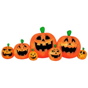 3 ft. H x 3.5 ft. W x 8 ft. L Halloween Airflowz Inflatable Pumpkin Patch