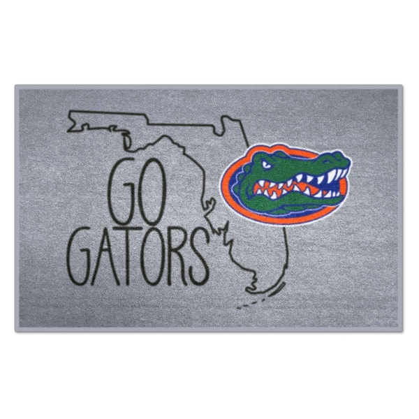FANMATS Florida Gators Southern Style Gray 1.5 ft. x 2.5 ft. Starter Area Rug