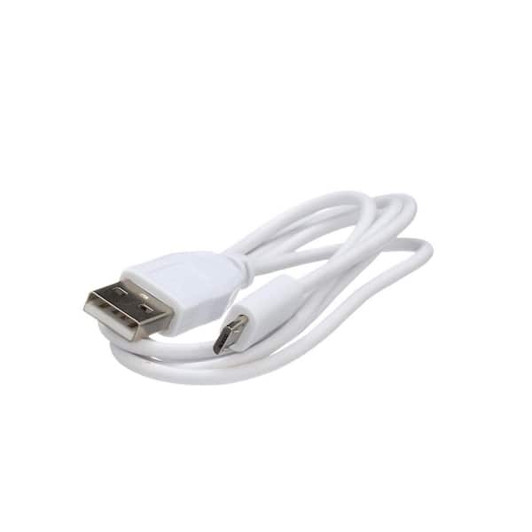 Zenith 3 ft. Micro-B to USB A Cable, White