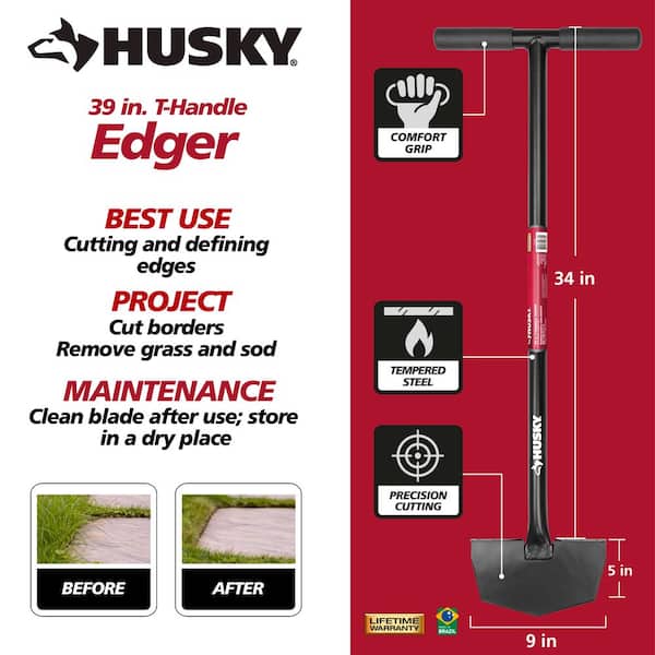 34 in. T-Handle Edger