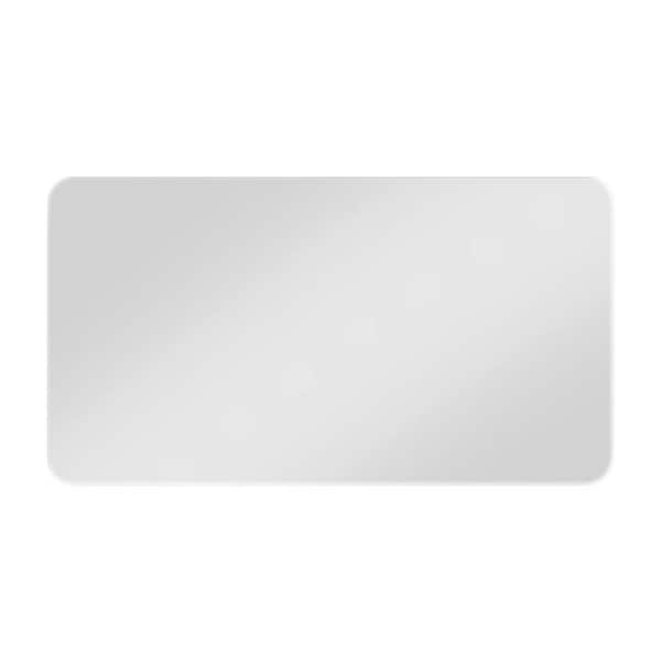 Unbranded Modern 40 in. W x 30 in. H Rectangle Frameless Clear Bathroom Vanity Mirror, Wall-Mounted Mirror, Anti-Fog Waterproof