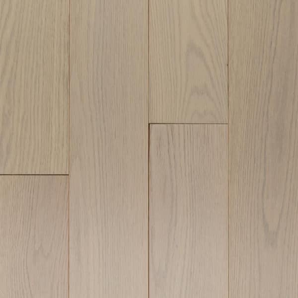 Blue Ridge Hardwood Flooring Take Home Sample - 5 in. W x 7 in. L Northern Coast Thin Ice Oak Solid Hardwood Flooring