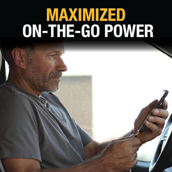 DEWALT - 5-Port Front and Back Seat Mobile USB PD Charger