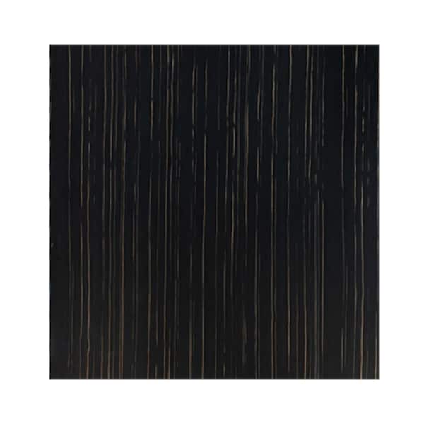 1/4 in. x 24 in. x 2 ft. Square Edge Black Finished Veneer MDF Boards (5-Pieces)
