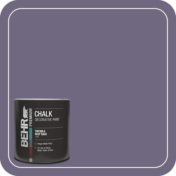 BEHR PREMIUM 1 qt. #PPU15-19 Black Sapphire Interior Chalk