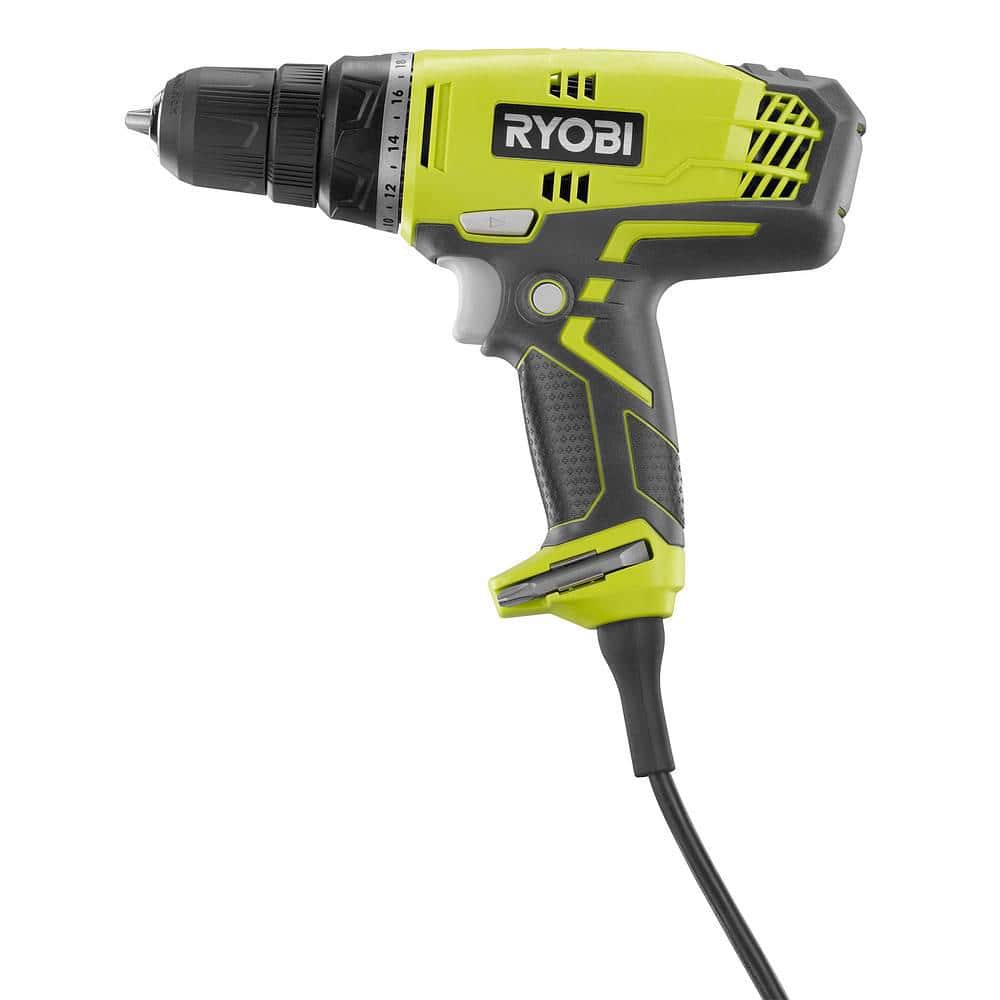 RYOBI 5.5 Amp Corded 3/8 in. Clutch Driver Variable Speed Drill/Driver  D48CK The Home Depot