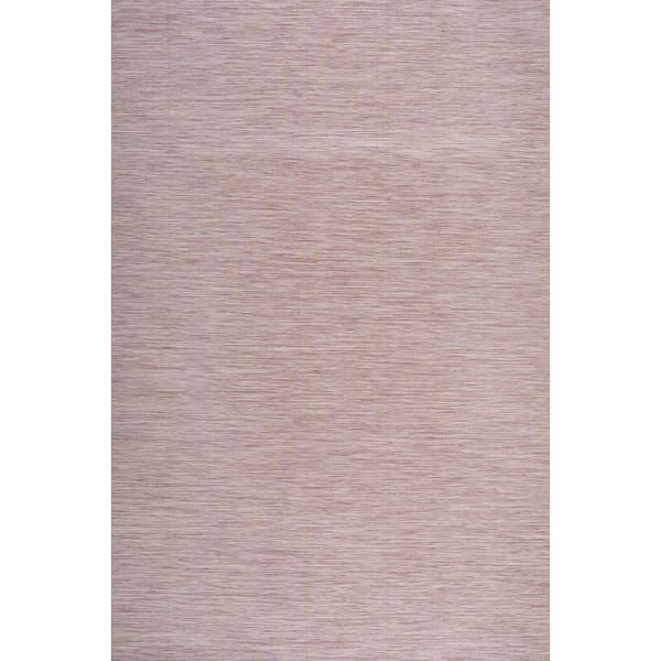 Ethan Modern Flatweave Pink 8 ft. x 10 ft. Solid Indoor/Outdoor Area Rug