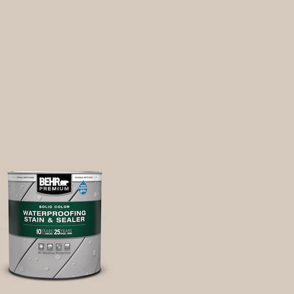 BEHR PREMIUM 1 qt. #N230-2 Old Map Solid Color Waterproofing Exterior Wood Stain and Sealer