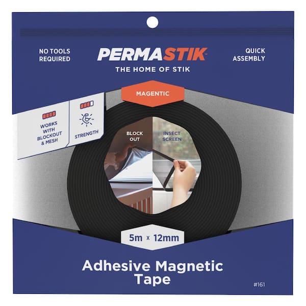 Permastik 16.4 ft. Double Sided Adhesive Magnetic Tape Roll