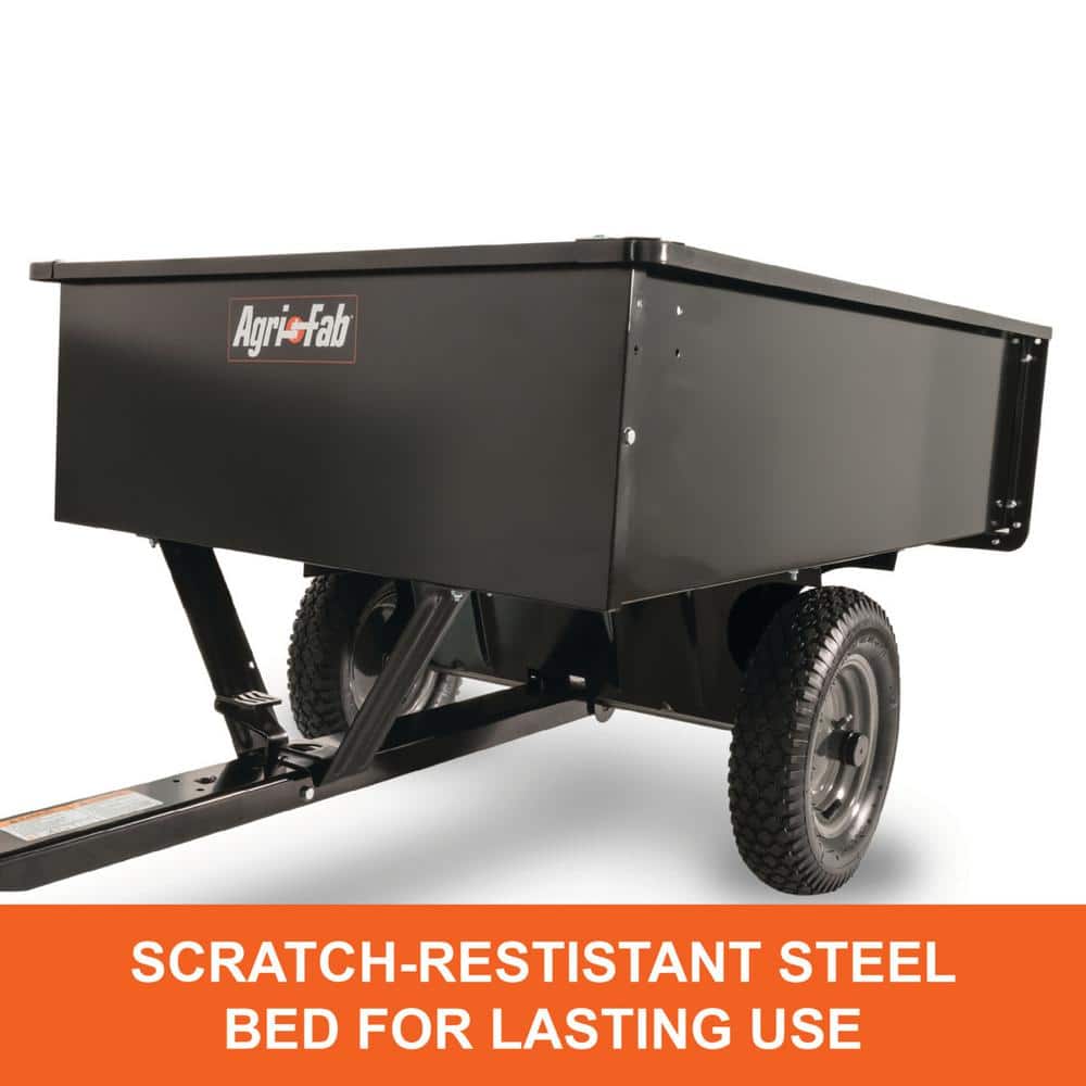Agri-Fab 750 lb Black Steel Utility Dump Trailer