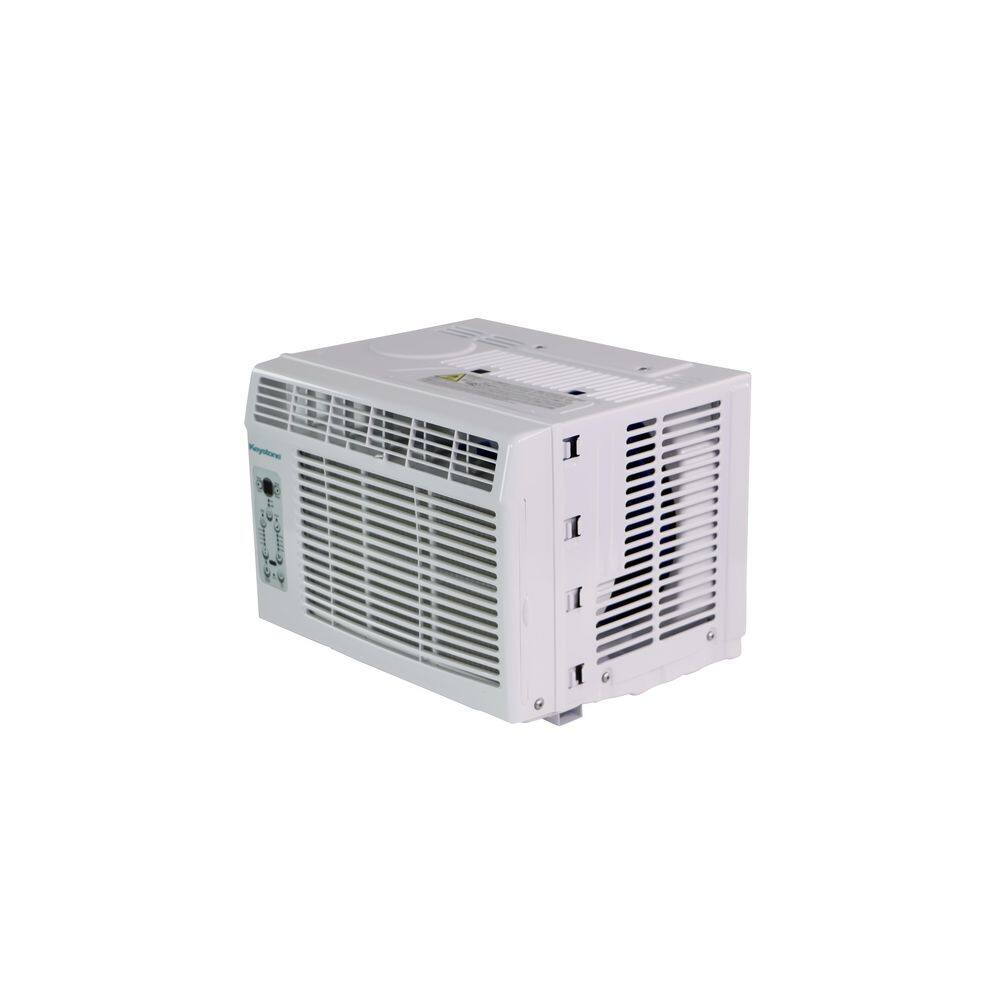 Efficient 5,000 BTU White Window Air Conditioner with Remote Control