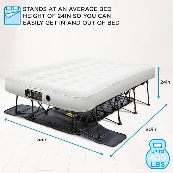 Ivation EZ-Bed 24 in. Full Size Air Mattress with Built in Pump