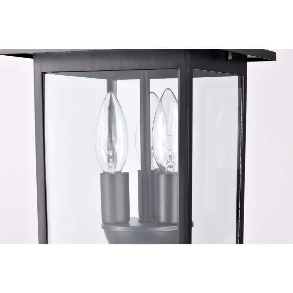 Matte Black Jamesport 7.5" Outdoor Incandescent Glass Light