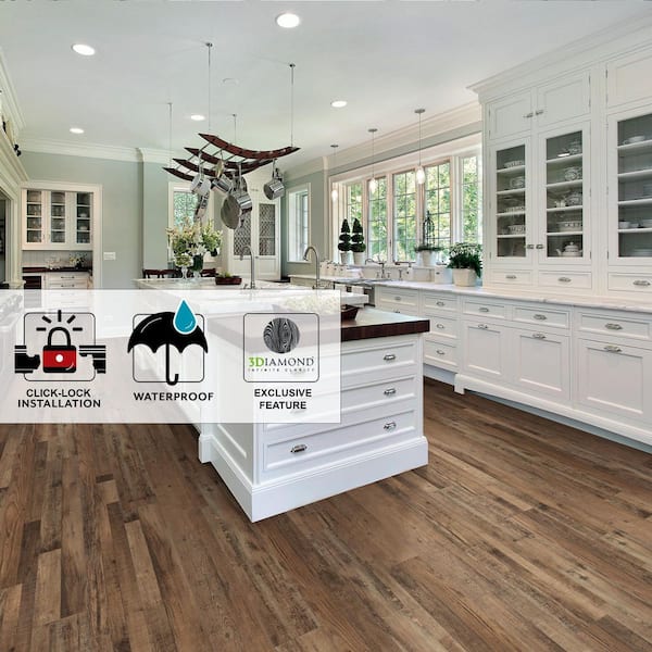 ASPEN FLOORING Thayer 12 MIL x 7 in. W x 48 in. L Click Lock