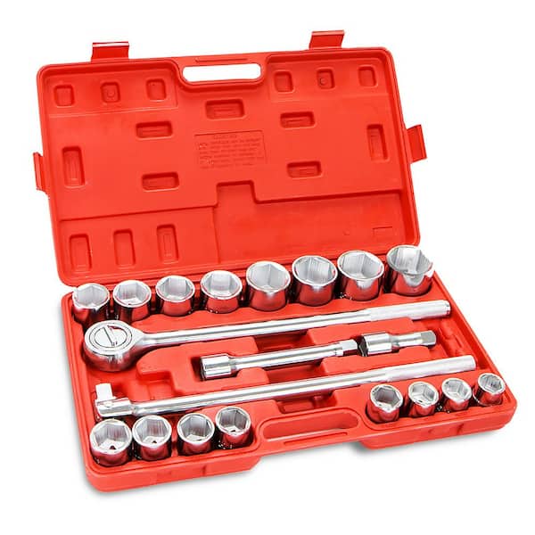 3/4 in. Drive Socket Wrench Set Standard SAE Tools (21-Piece)
