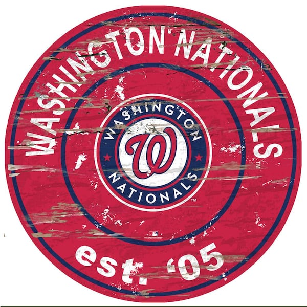Fan Creations MLB Washington Nationals 24 in. Distressed Wooden