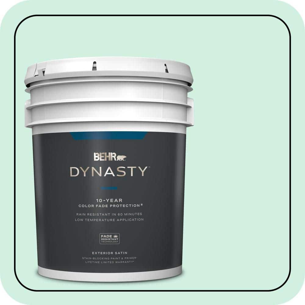 5 gal. #P420-1 Spring Frost Satin Enamel Exterior Stain-Blocking Paint & Primer price history on PriceWatchPro