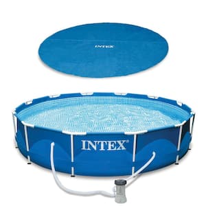 Swimming Pool Solar Tarp Bundled with Metal Frame Above Ground Swimming Pool