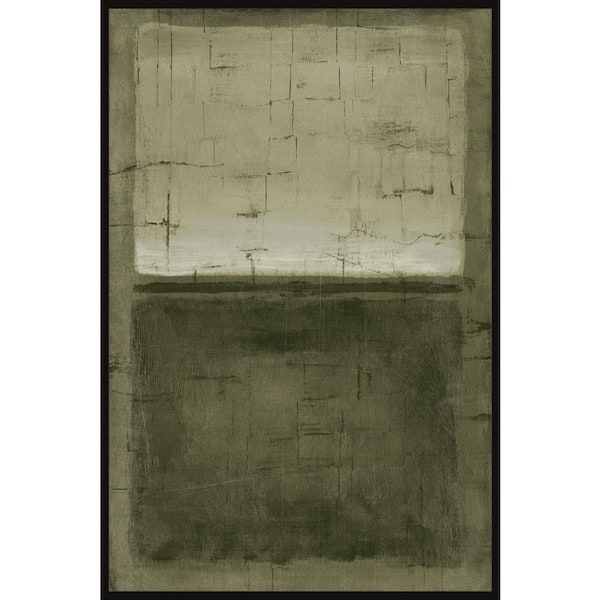 Unbranded "Take the Moment" by Marmont Hill Floater Framed Canvas Abstract Art Print 60 in. x 40 in.