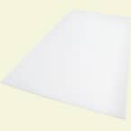 12 in. x 12 in. x 0.118 in. Foam PVC White Sheet
