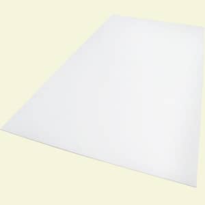 12 in. x 12 in. x 0.118 in. Foam PVC White Sheet