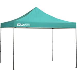 Solo100 10 ft. x 10 ft. Turquoise Straight Leg Canopy