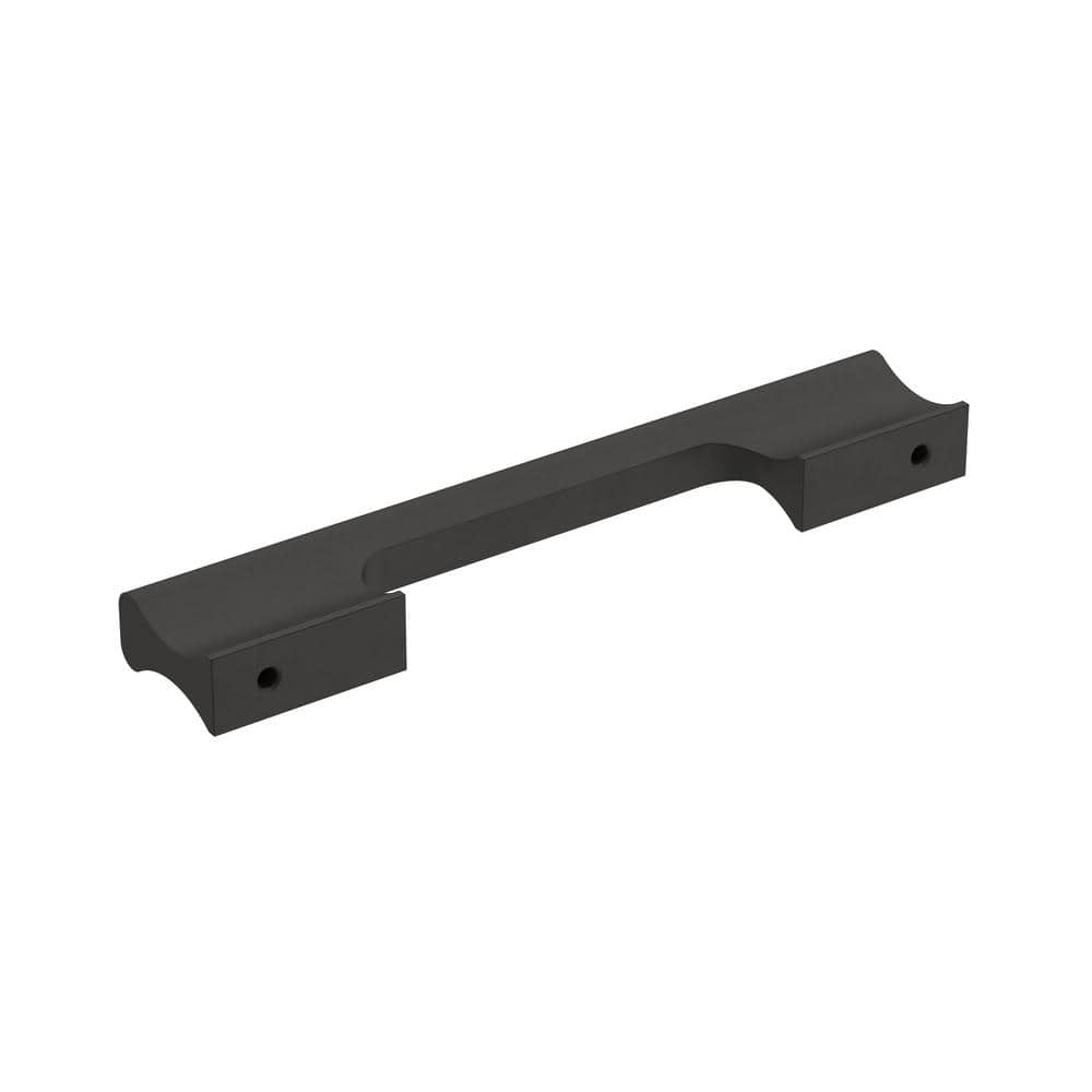 Matte Black Aluminum Modern Cabinet Bar Pull with Mounting Hardware