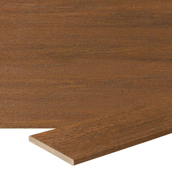 Advanced PVC Vintage 1/2-in x 8-in x 12-ft Square Cypress PVC Riser (Actual: 0.58-in x 7.25-in x 12-ft )