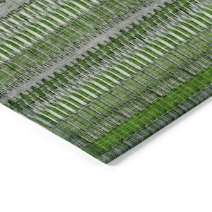 Chantille ACN589 Green 5 ft. x 7 ft. 6 in. Machine Washable Indoor/Outdoor Geometric Area Rug