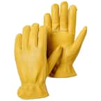 Goatskin Drivers Size 8 Tan Leather Gloves