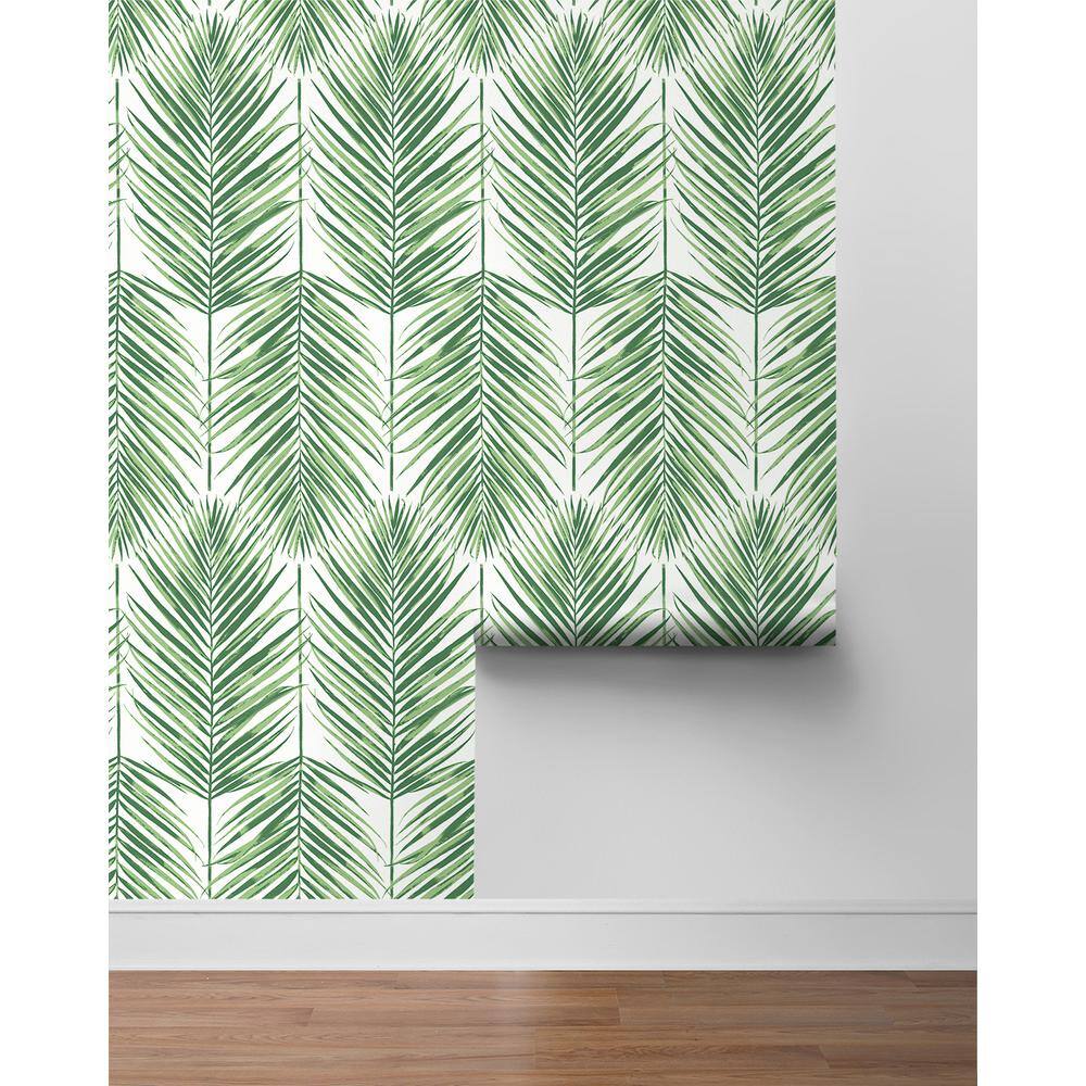 Greenery Vinyl Self-Adhesive Peel and Stick Wallpaper Roll