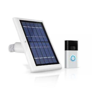 Solar Panel for Ring Video Doorbell 1 (2nd Gen, 2020 Release) - Charge Your Doorbell Continuously in White